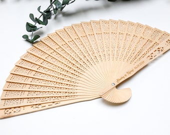 Party Favors, Personalized Fans, Garden Wedding, Wedding Fan Favors, Gifts for Guests, Wooden Wedding Favor, Hand Fan Bulk