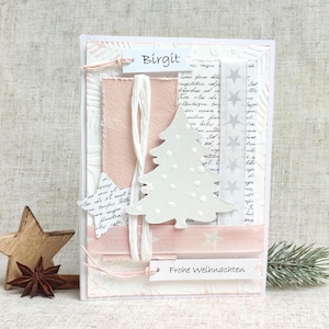 personalisierte Weihnachtskarte | Grußkarte Weihnachten | weihnachtliche Karte | Elegante Weihnachtskarte | besondere Karte zu Weihnachten