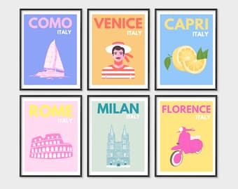 Italia - Carteles de viaje