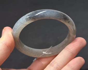 中国　唐木紫檀製　茶托　小皿　五客　V　R6622E 54mm 籽料 Qinghua Spotted Black Ink Nephrite Jade Bangle