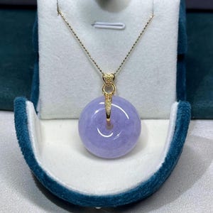 Burmese Jade Safety Lock Pendant: 18K Gold, Certified Natural