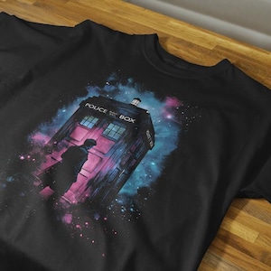 Doctor Who TARDIS Unisex Tee, Dr Who Shirt, Sci-Fi Fan Gift, Graphic Tee, Geek Fashion Shirt