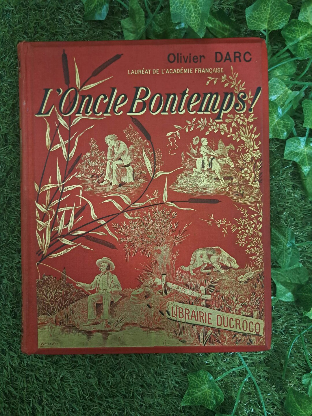 Vintage French Children's Book L'oncle Bontemps by Olivier Darc Etsy