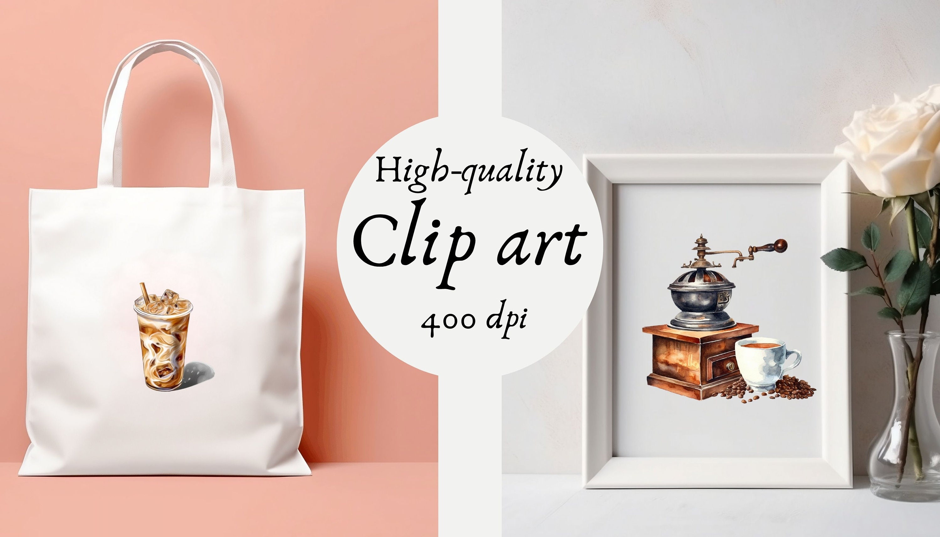Watercolor Coffee Clipart Set, Cafe Decor Art (digital Download) - Etsy ...
