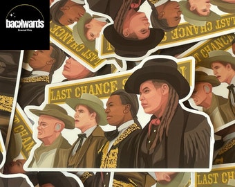 Red Dwarf Gunmen of the Apocalypse Sticker