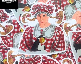 Red Dwarf Rimmer and Mr Flibble Sticker