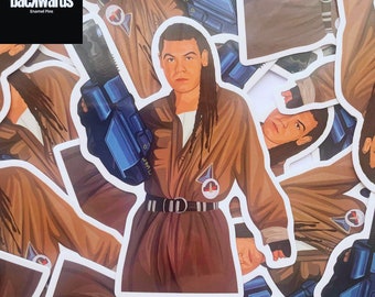 Red Dwarf Dave Lister with Bazookoid Sticker