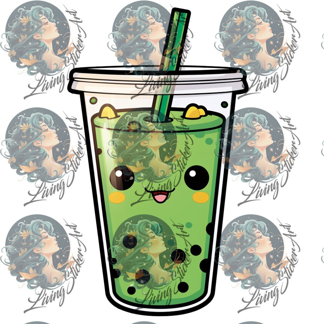 8 High Quality Boba Tea Design for Stickers and Prints - Etsy