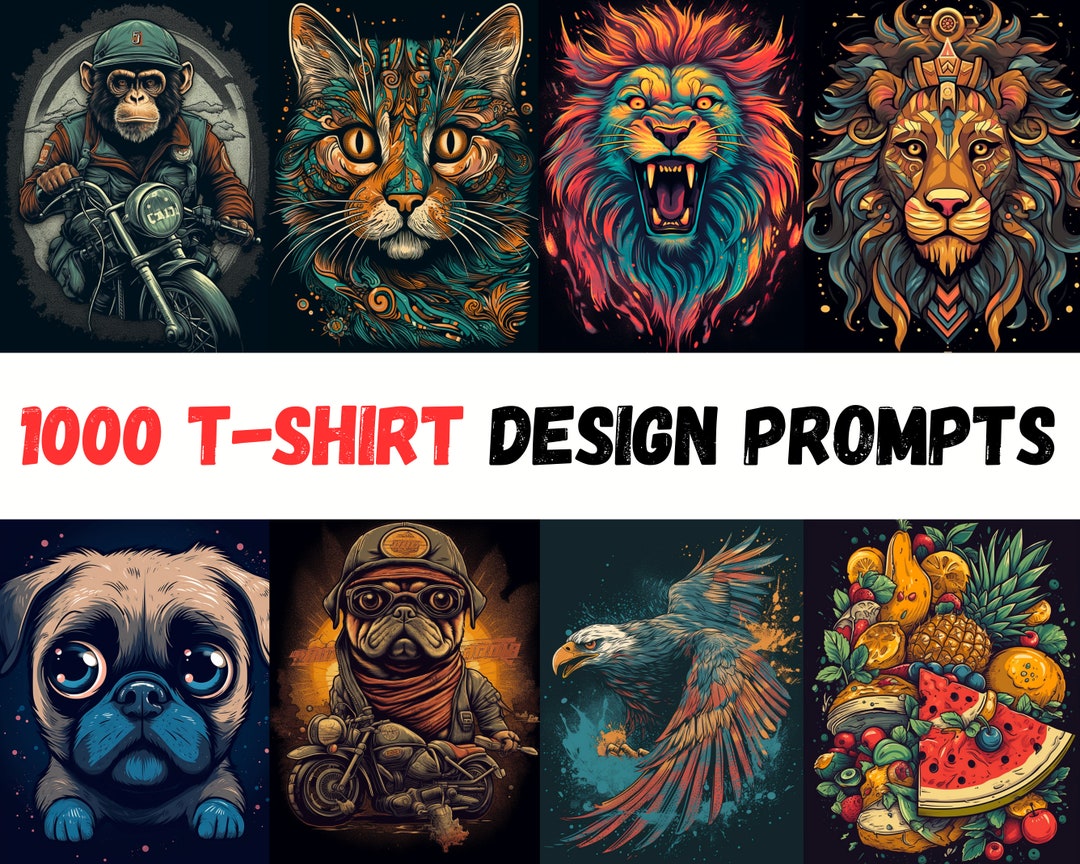 1000 T-shirt Designs Midjourney Prompts, Midjourney AI Prompts Guide ...