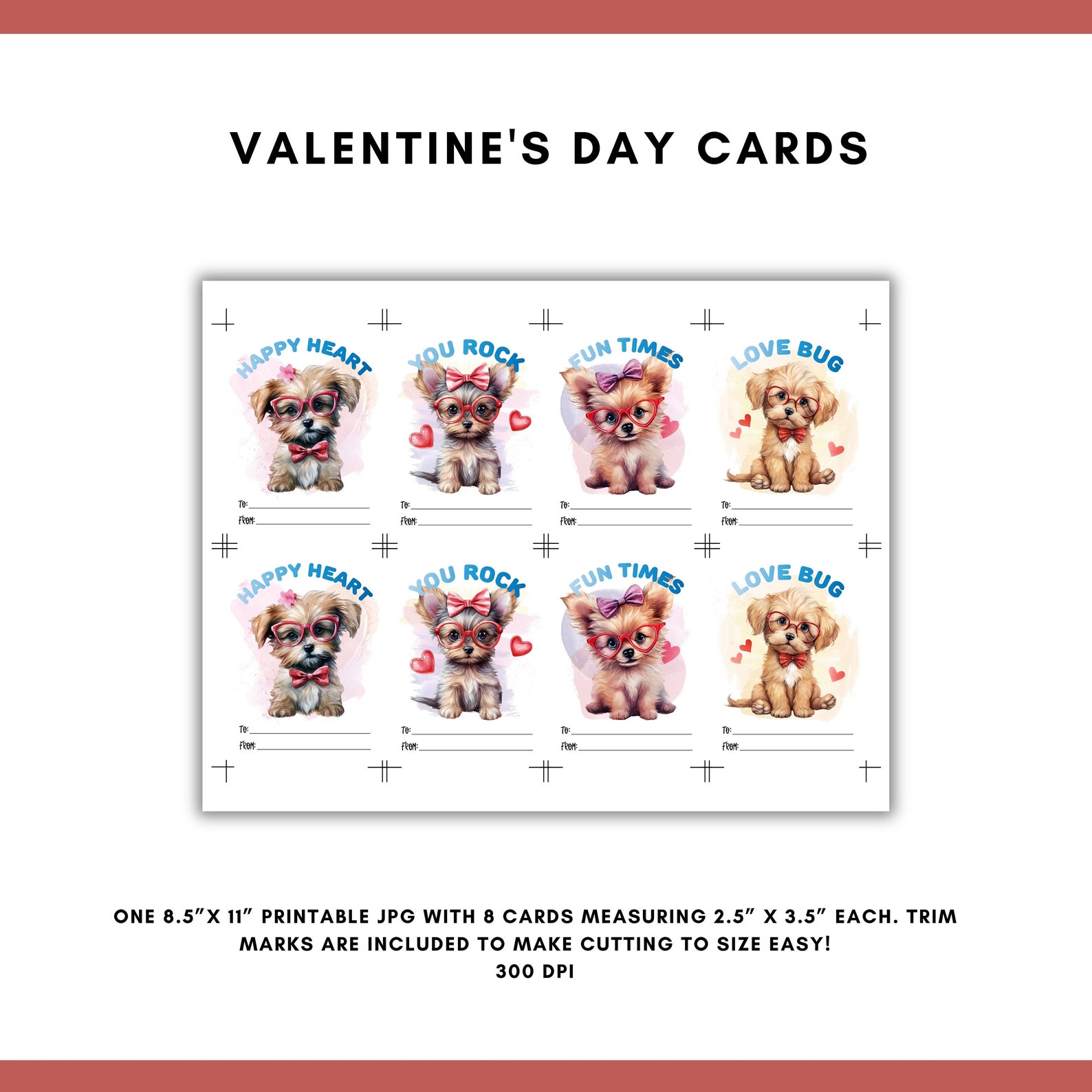 Printable Valentine's Day Cards for Kids, Valentine's Day Cards