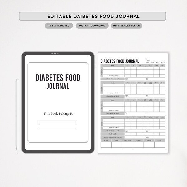 Blood Sugar Tracker - Etsy
