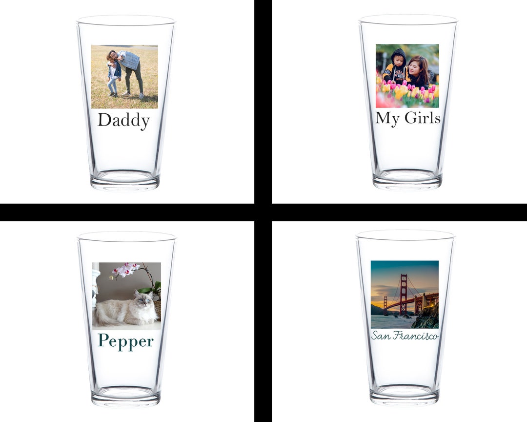 Personalized Beer Pint Glass, Custom Beer Pint Glass, Personalized ...