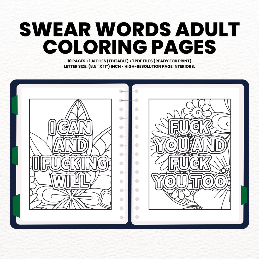 Swear Words Adult Coloring Book - Il 1080xN.5561092129 8xj8 