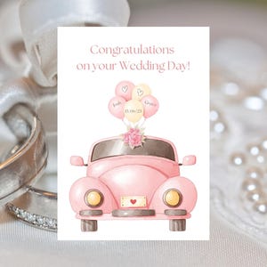 Personalised Wedding Card | Card for Wedding | Mr & Mrs Card | Civil Ceremony | Wedding Congratulations Card | Custom Wedding Card