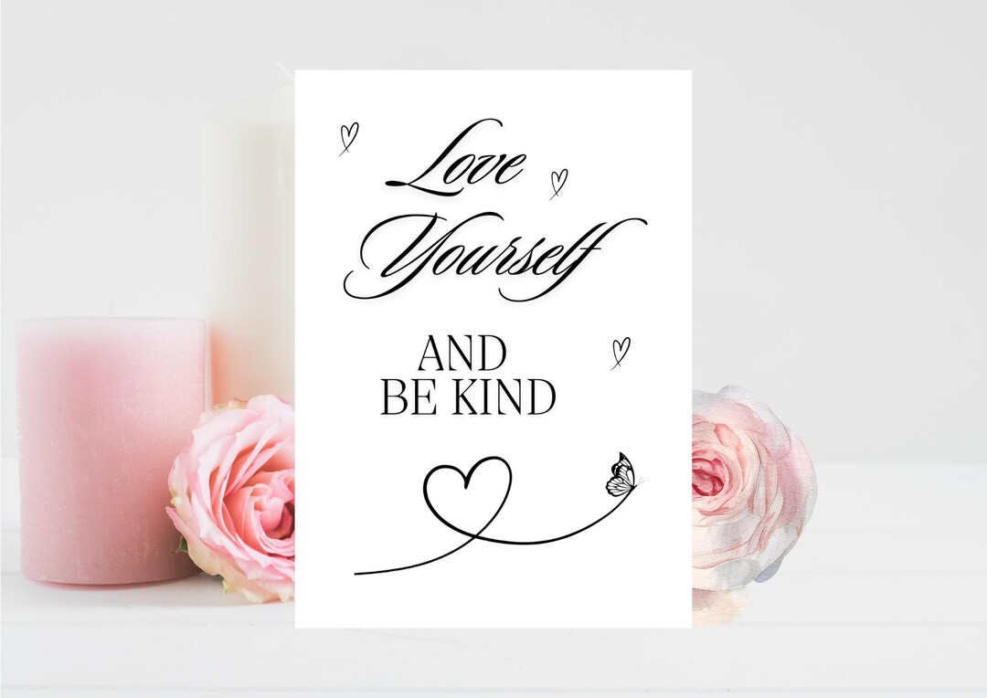 Personalised Thinking of You Card | Love Yourself Greetings - Etsy UK
