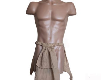 Men's Traditional Japanese Fundoshi Underwear - White Cotton Gauze, Translucent, Lightweight & Breathable