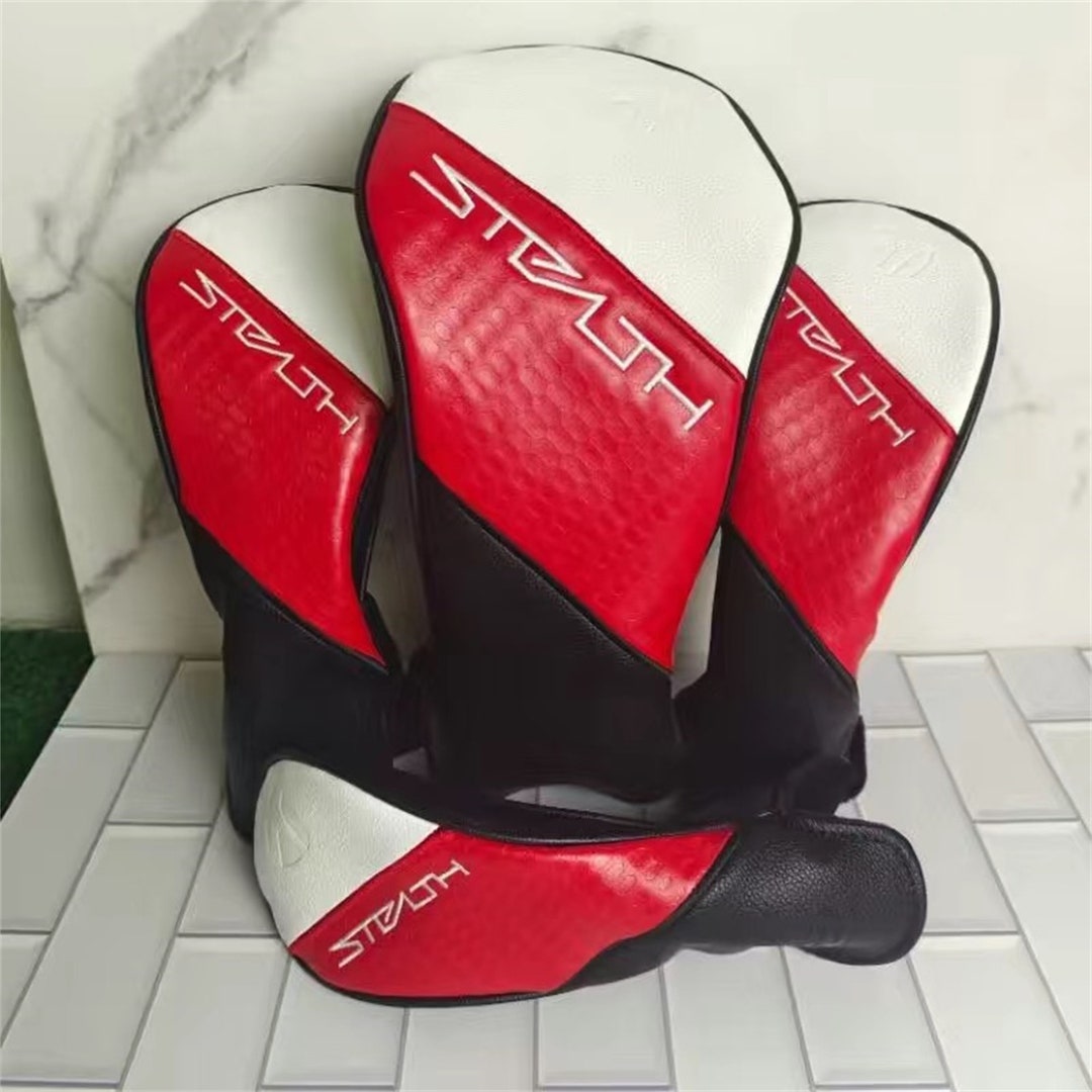 Taylormade Stealth2 Golf Headcovers Driver Head Cover Leather Etsy