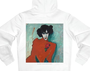 Cotton Hoodie Off White Kiss Sweatshirt Art Lover Hoodie Art Lover