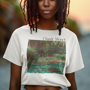 Claude Monet T-Shirt: Water Lily Pond | Type | Kind of poison | Aesthetic Clothing | Monet | van Gogh | Painting Shirt | Art teacher gift | Klimt