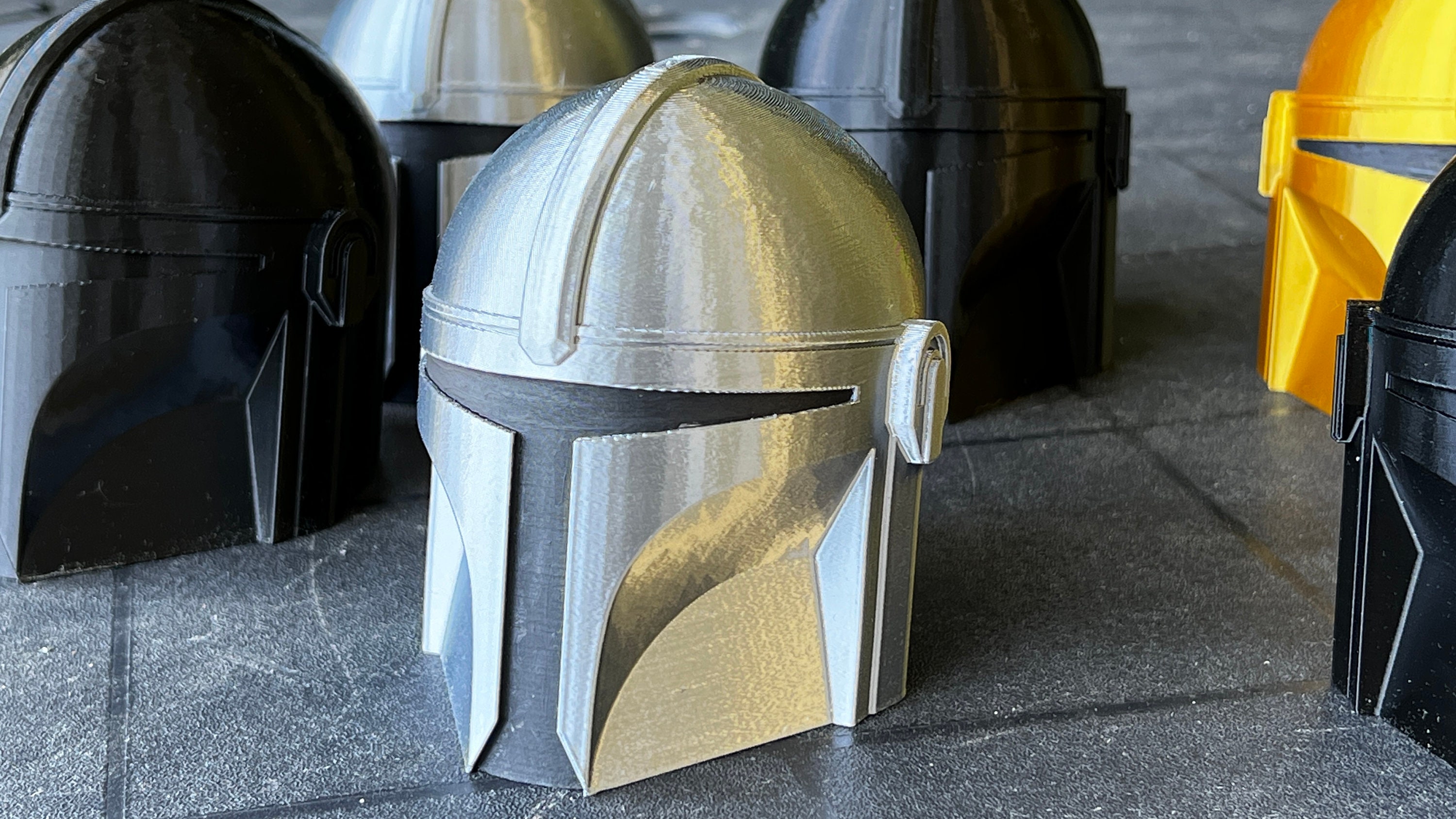 Tow hook cap inspired by Mandalorian helmet / hitch cover. fits 50mm or 1.969 inch hook