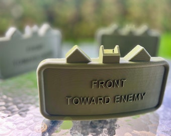 Fit: 50mm = 1 31⁄32in = 1.969in tow hook cap inspired by Claymore mine M18A1, Trailer Tow hook - hitch cover in military green.