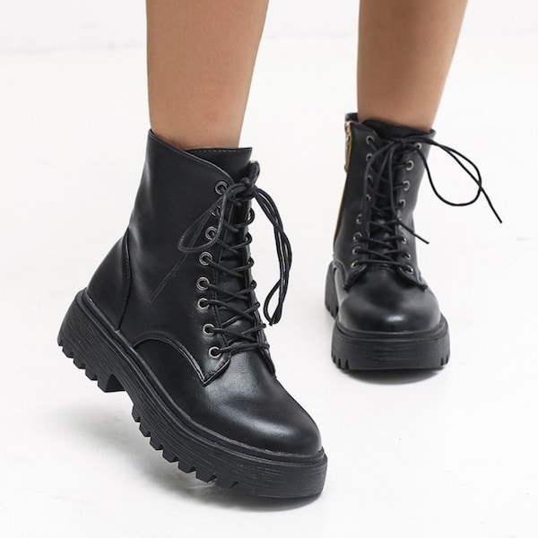 Lace up Boots - Etsy
