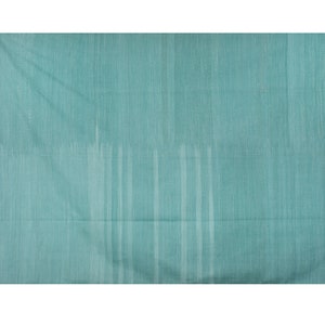Handwoven Cotton Kilim Rug Dhurrie, Reversible Indian Solid Green Handmade Flatweave Area Rug For Room, Large Wall Tapestry For Wall Decor