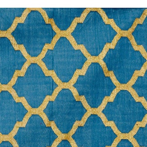 Handwoven Cotton Area Rug For Living Room Decor, Indian Flatweave Handmade Vegetable Dyed Reversible Dhurrie Trendy Carpet For Floor Décor