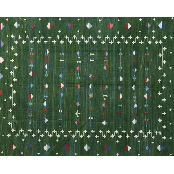 Pastel Dhurrie Rug Etsy