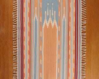 Handwoven Islamic Prayer Mat – Modern Mehrab Sajadah, Soft Namaz Rug, Masjid Carpet, Ramadan & Hajj Umrah Gift, Wall Hanging Tapestry