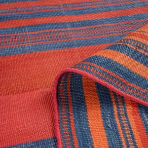 Islamic Prayer Rug – Handwoven Cotton Sajadah Mat, Soft Janamaz Musallah, Mehrab Design, Ramadan & Eid Gift (42x25 in)