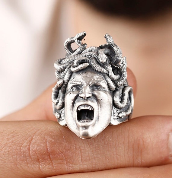 Sterling Silver Medusa Ring Sterling Silver Medusa Ring