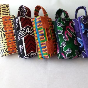 African Print Cosmetic Bag
