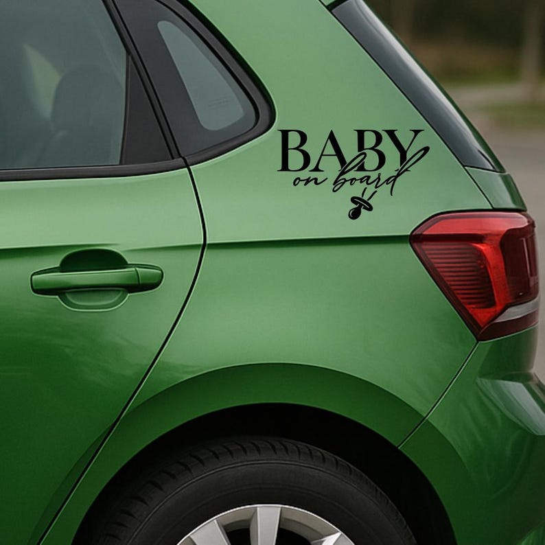 Auto Aufkleber | BABY on board | Baby | Car Sticker | Heckscheibe ...