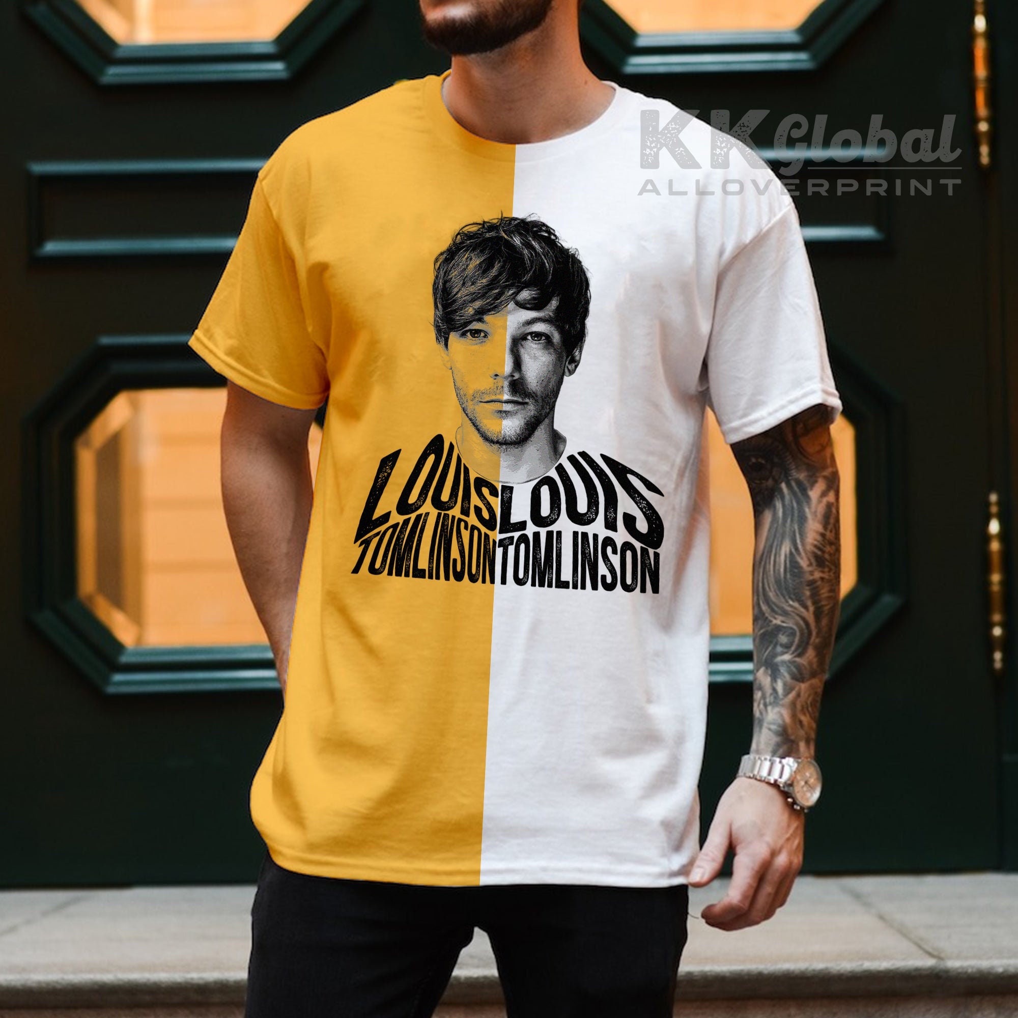 Louis Tomlinson Faith in the Future Split Shirt, Y2K 90s Merch Vintage Louis Tomlinson Shirt