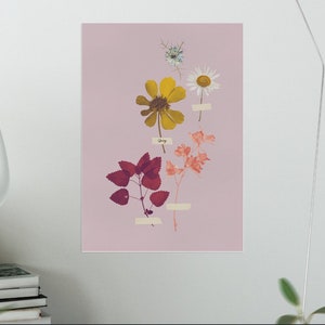 Printable wildflowers- Digital File - Printable Wall Art - Home Decor - Minimalistic Decor - Flower prints
