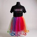 KARNEVALSMAUS - T-Shirt schwarz -  Karneval Fasching -