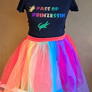Rainbow skirt - carnival carnival - waist width 66 to 100 cm