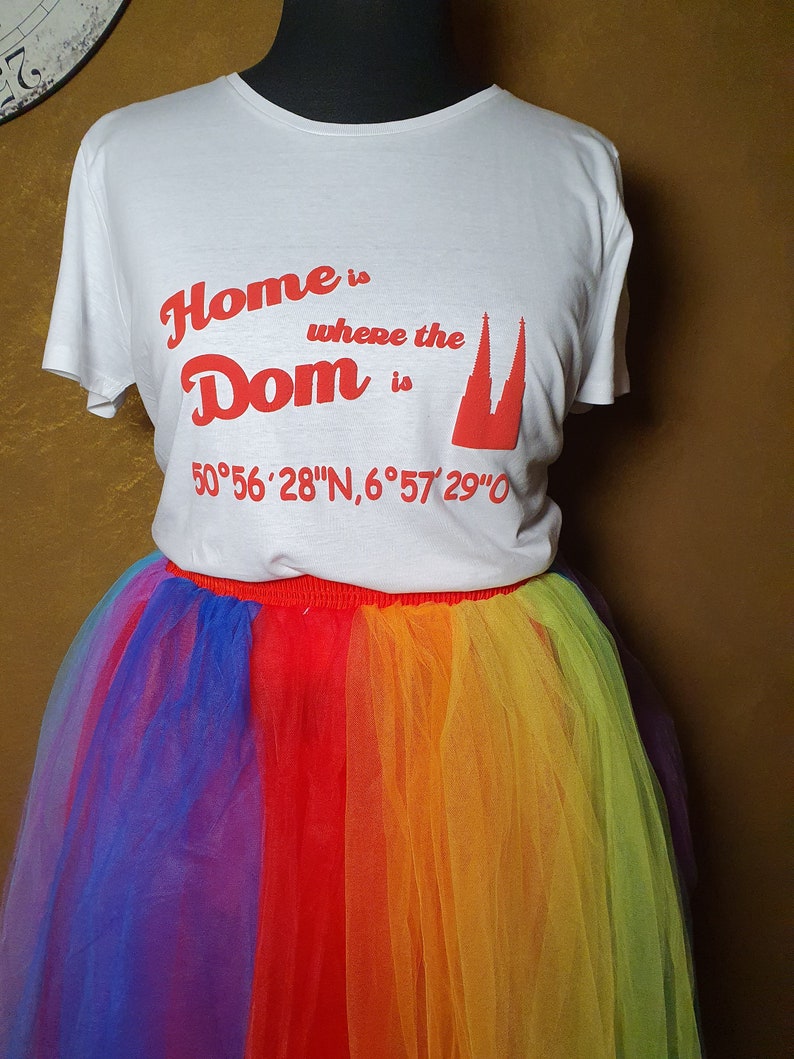 La maison est là où se trouve le Dom T-Shirt rut un wieß Carnaval Carnaval image 1