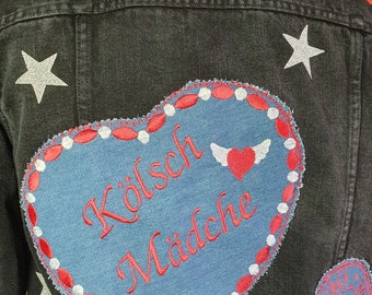 Kölsch Mädche  Jeansjacke Gr.44 (Achselmaß 50 cm) -19-