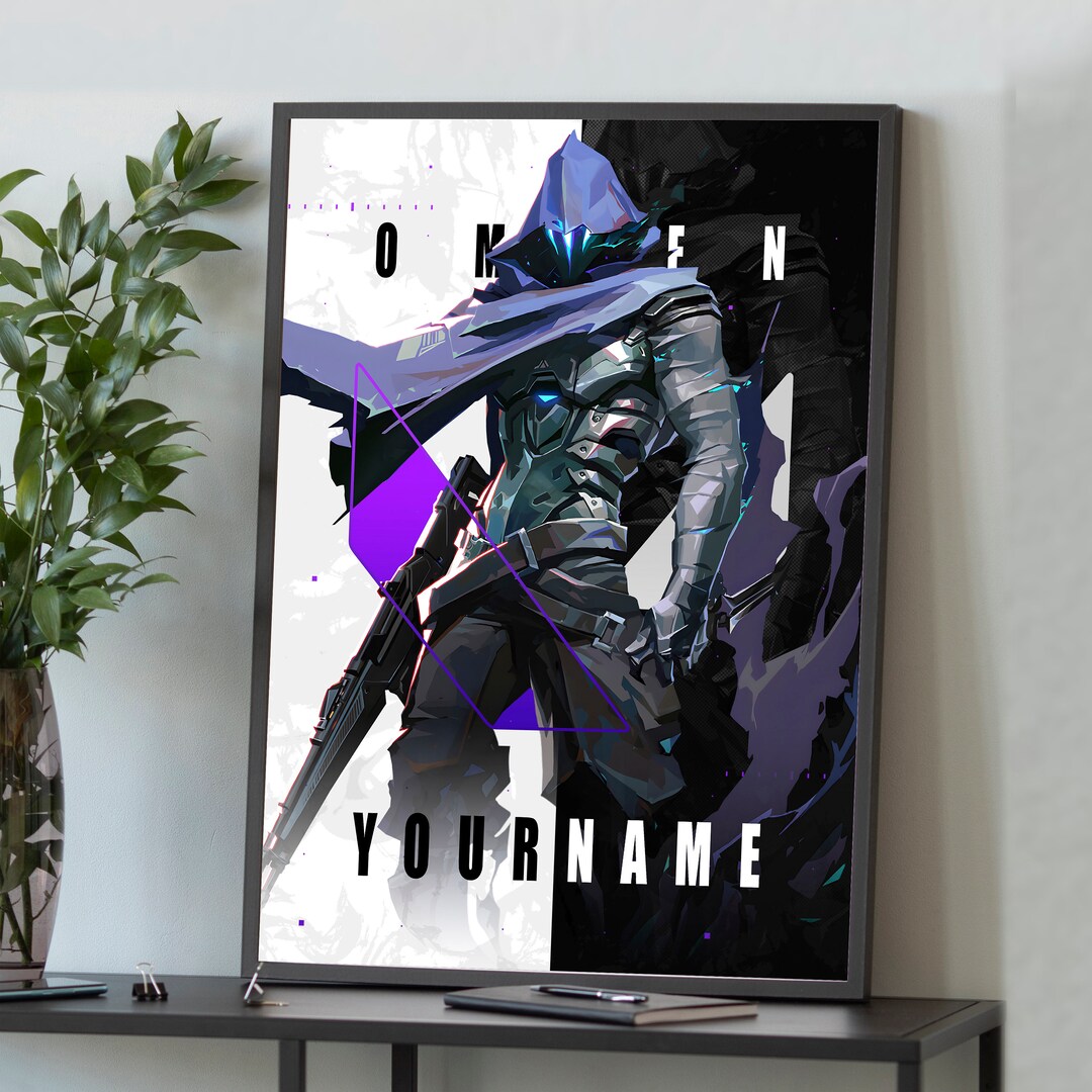 Valorant Custom Poster Valorant Personalized Valorant Etsy
