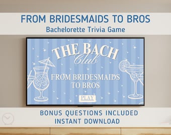 Bridesmaid to Bro Game, Gender Swap Bachelorette Game, Editable Canva Party Game, Fun Bridal Shower, Hen Party, Bach Weekend, Digital