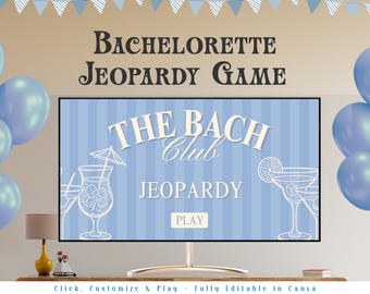 Bach Club Bachelorette Jeopardy Game Template Bachelorette Party Game Girls Trip Game Night Bachelorette Trivia Game Individuell Jeopardy