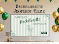 Retro Bachelorette Party Jeopardy Game I Editable Canva Presentation | Bachelorette Trivia Game | Margs & Matrimony | Bikinis and Martinis