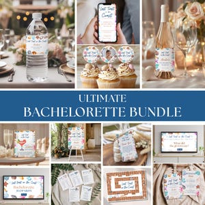 Ultimate Last Toast on the Coast Bachelorette Party Bundle  Editable Canva Templates Printable Games, Invitations, Signs & Weekend Itinerary
