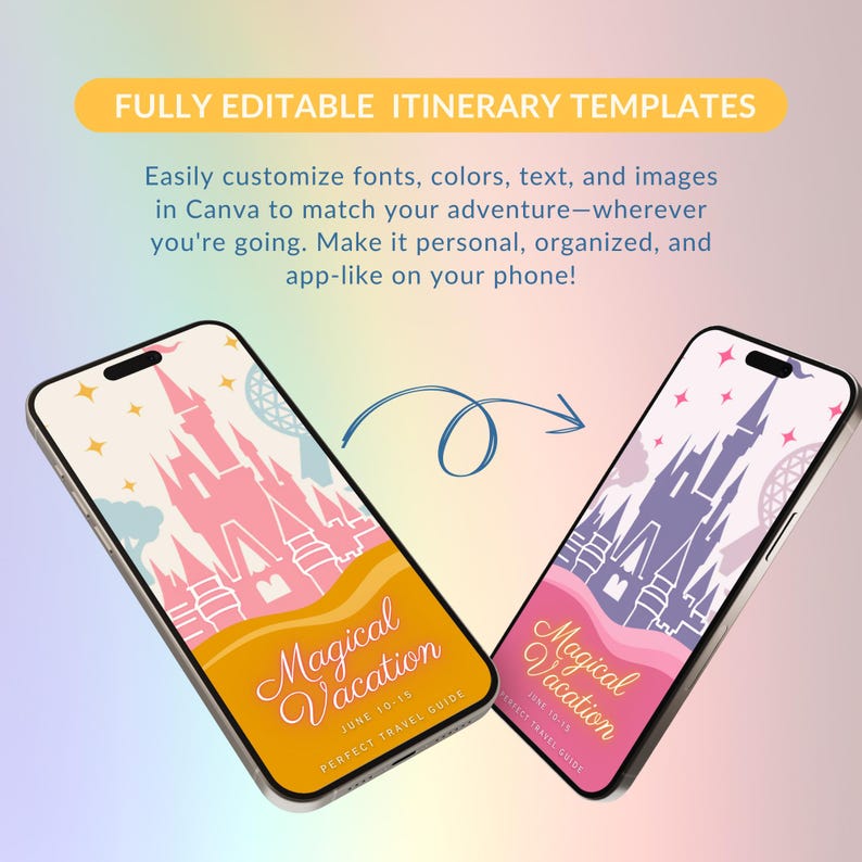 travel proposal, wdw itinerary, disney itinerary, travel agent, disney vacation, orlando vacation, wdw travel agent, wdw digital planner, wdw planner, wdw vacation planner, disney template, agent templates, Travel Agent Digital, girls trip itinerary, Travel Agent Planner, Mobile Trip Itinerary Template, Editable Canva free Template, Holiday Travel Organizer, travel organization, travel social media, Travel Agent Content, Travel Agency Mobile, Travel Agent Digital,  Holiday Vacation,