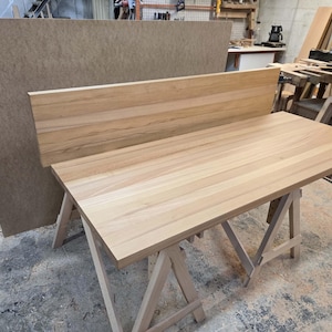 Customizable Solid Wood Floating Desk: Alcove Niche Table, Wall Mounted Table image 5