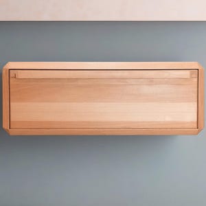 Floating Wooden Nightstand with Drawer, Bedside Wooden Table, Wall Mounted Console, Hallway Console, Entryway Table, Dressing Table