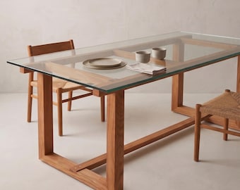 Solid Wood Table Legs – Handmade Minimalist Desk or Dining Base
