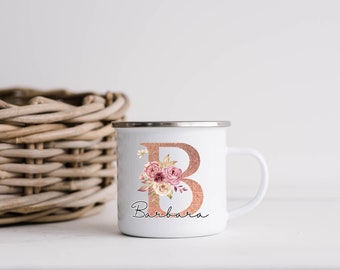 Tasse mit Buchstabe "B", Buchstabentasse, Tasse mit Wunschnamen, Tasse personalisiert, Tasse Name, Tasse Wunschbuchstabe, Anfangsbuchstabe B